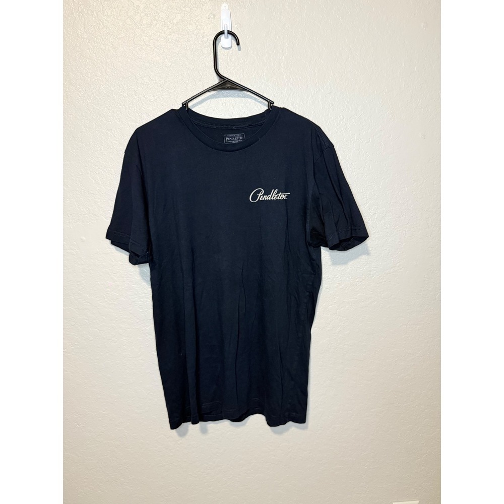 Pendleton Mens Graphic T-Shirt Navy Blue Aztec Cross Short Sleeve Large L